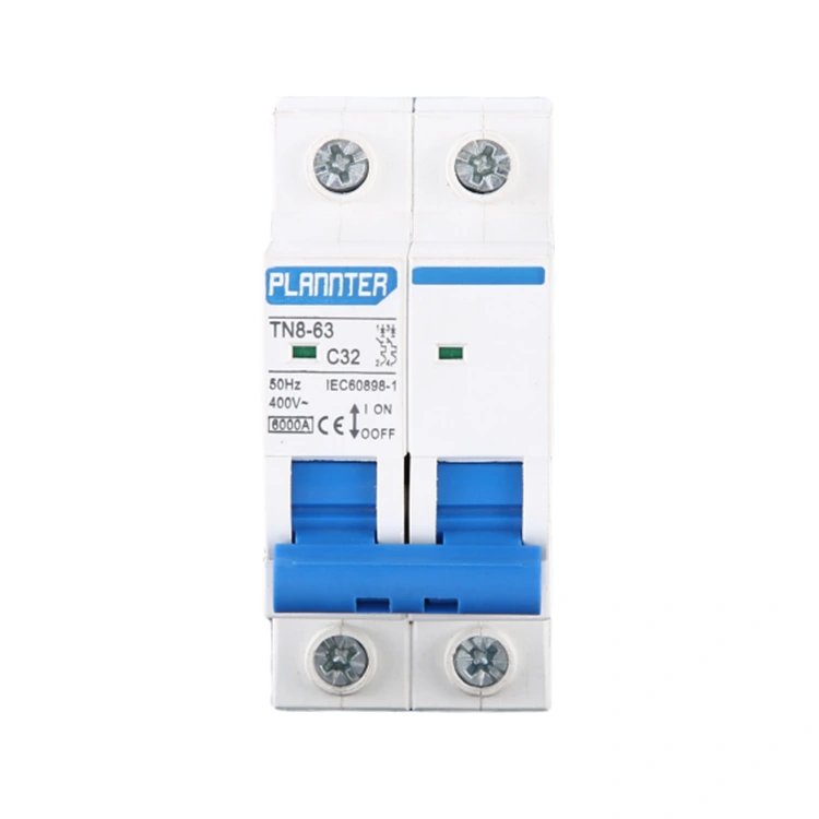 2-Pole Plastik Miniatur Circuit Breaker