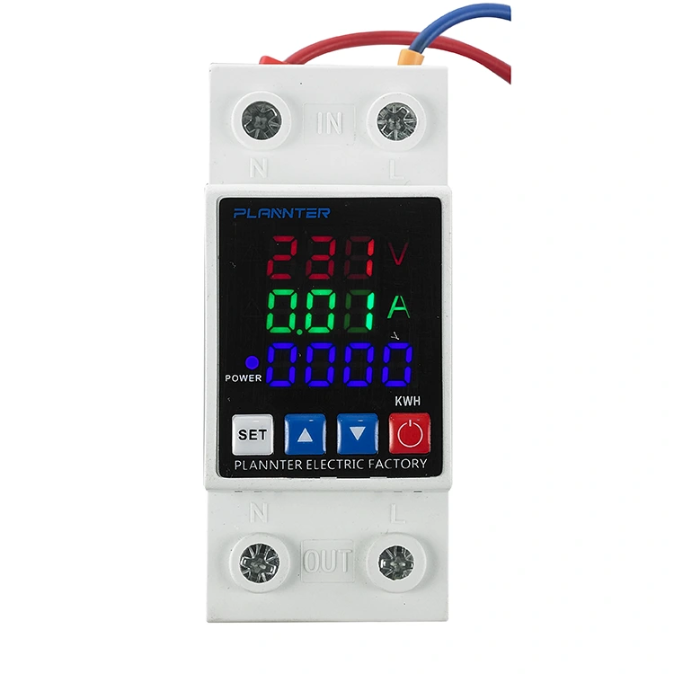 3IN1 Tampilan Overvoltage Protector